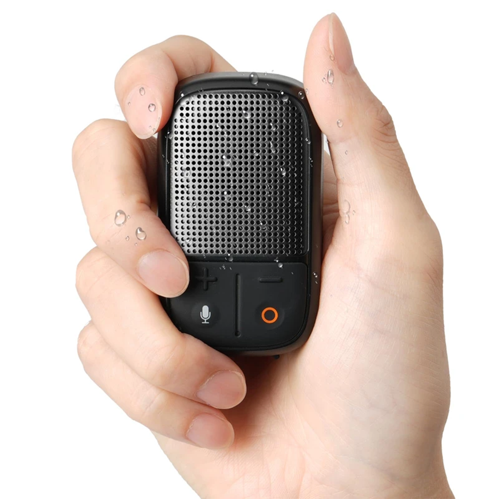 Clip‑On Wearable Bluetooth Speaker With Voice Assistant, Waterproof Build And Extended Playback Time