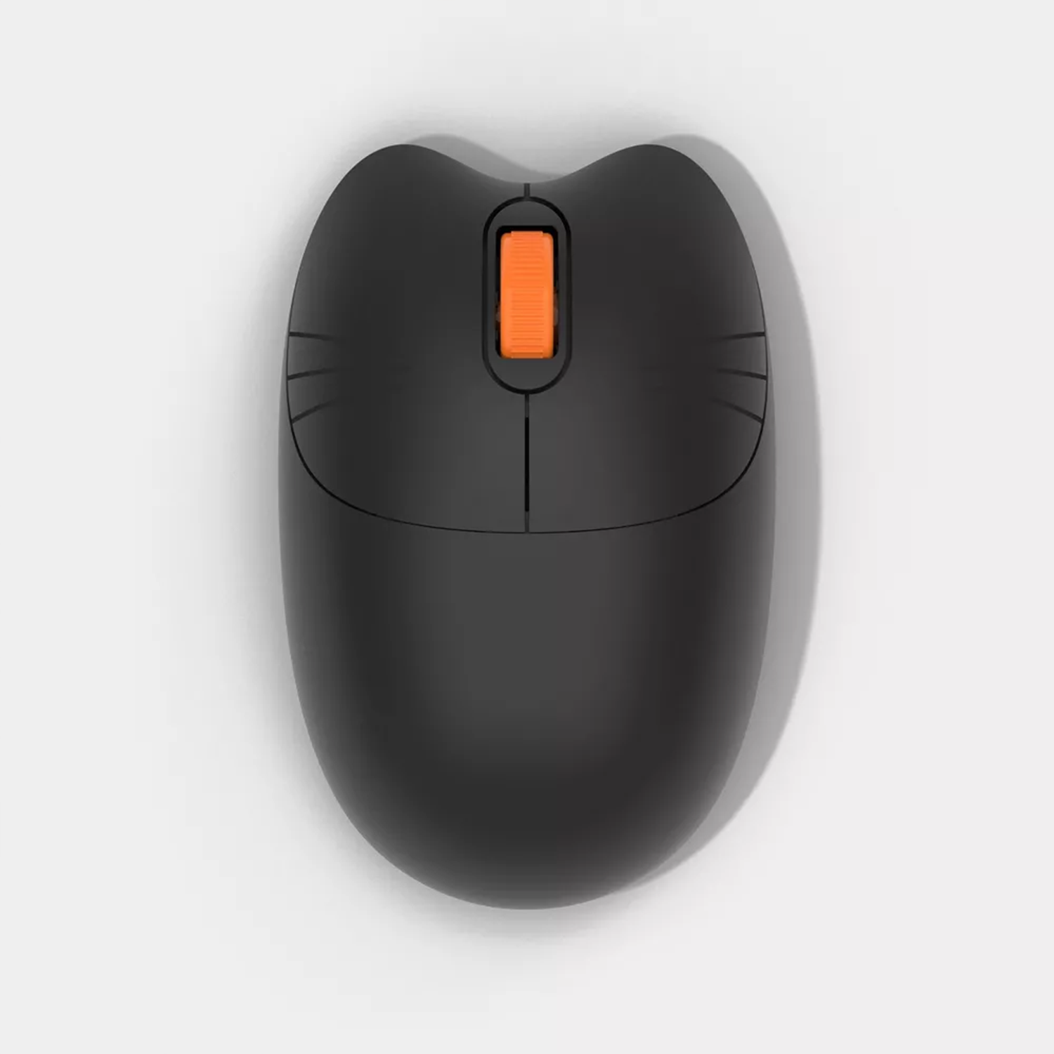 Cute Cat‑Shaped Cordless Computer Mouse For Desktop And Laptop Use
