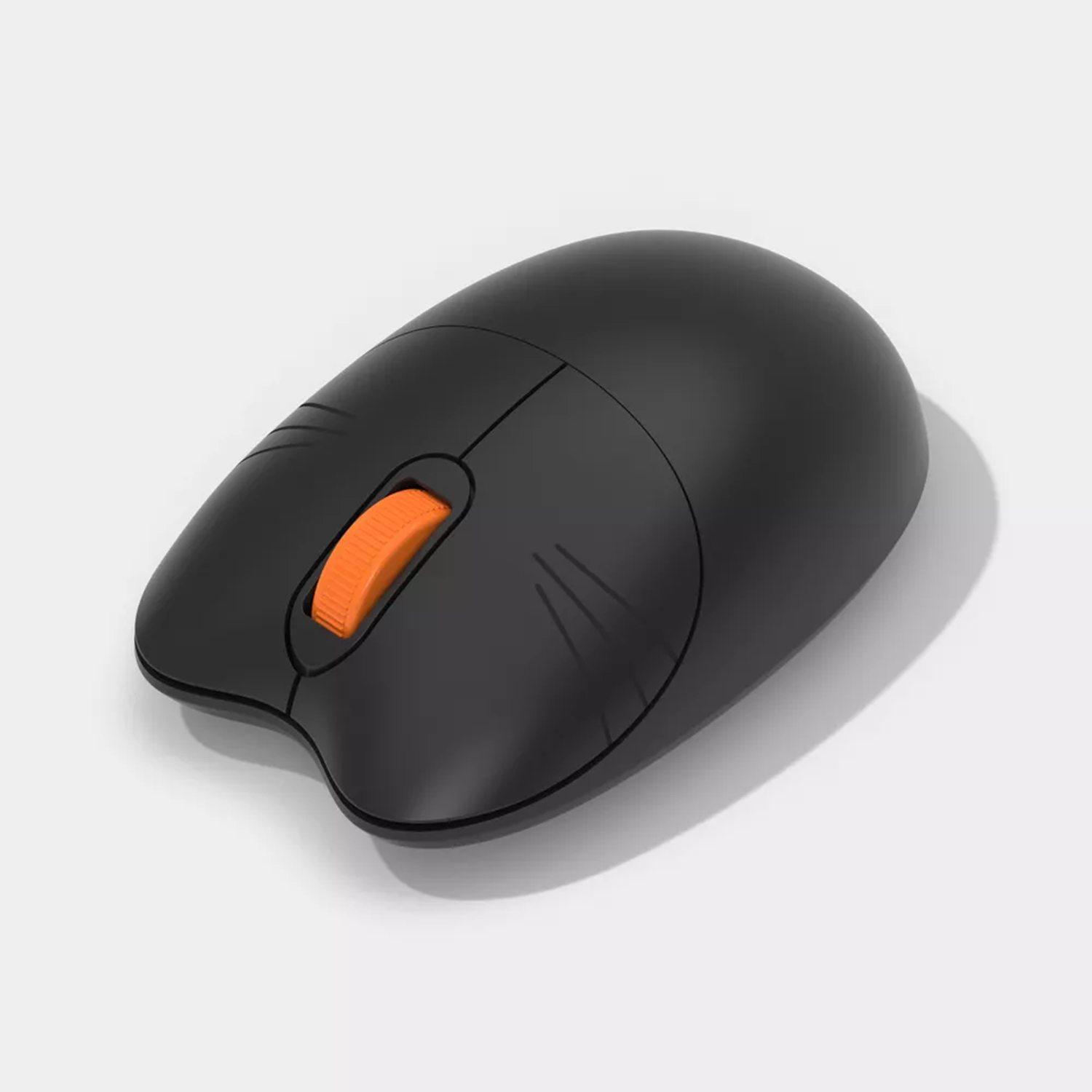 Cute Cat‑Shaped Cordless Computer Mouse For Desktop And Laptop Use