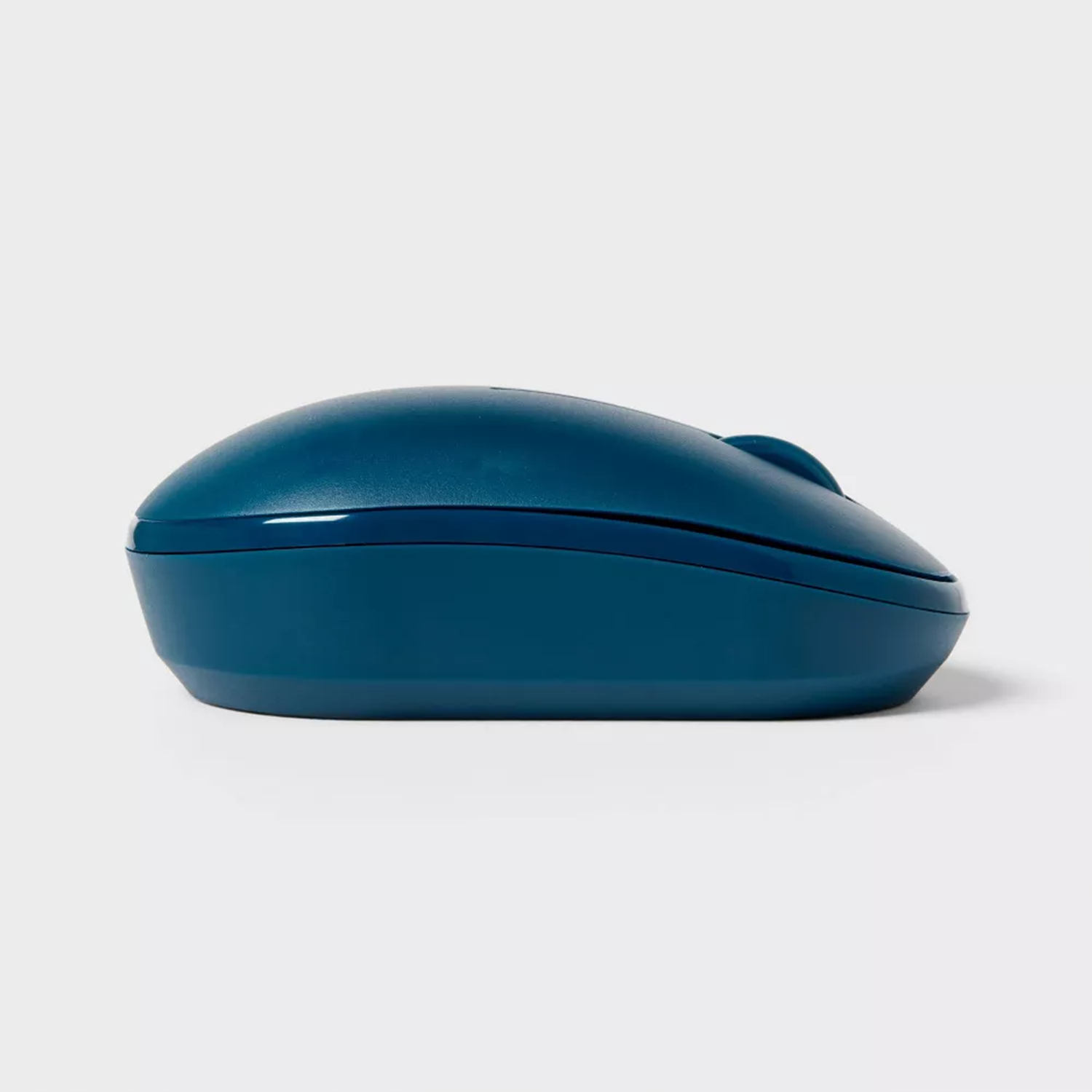Dark Teal Compact Wireless Mouse With Dual Connection For Multi‑System Compatibility
