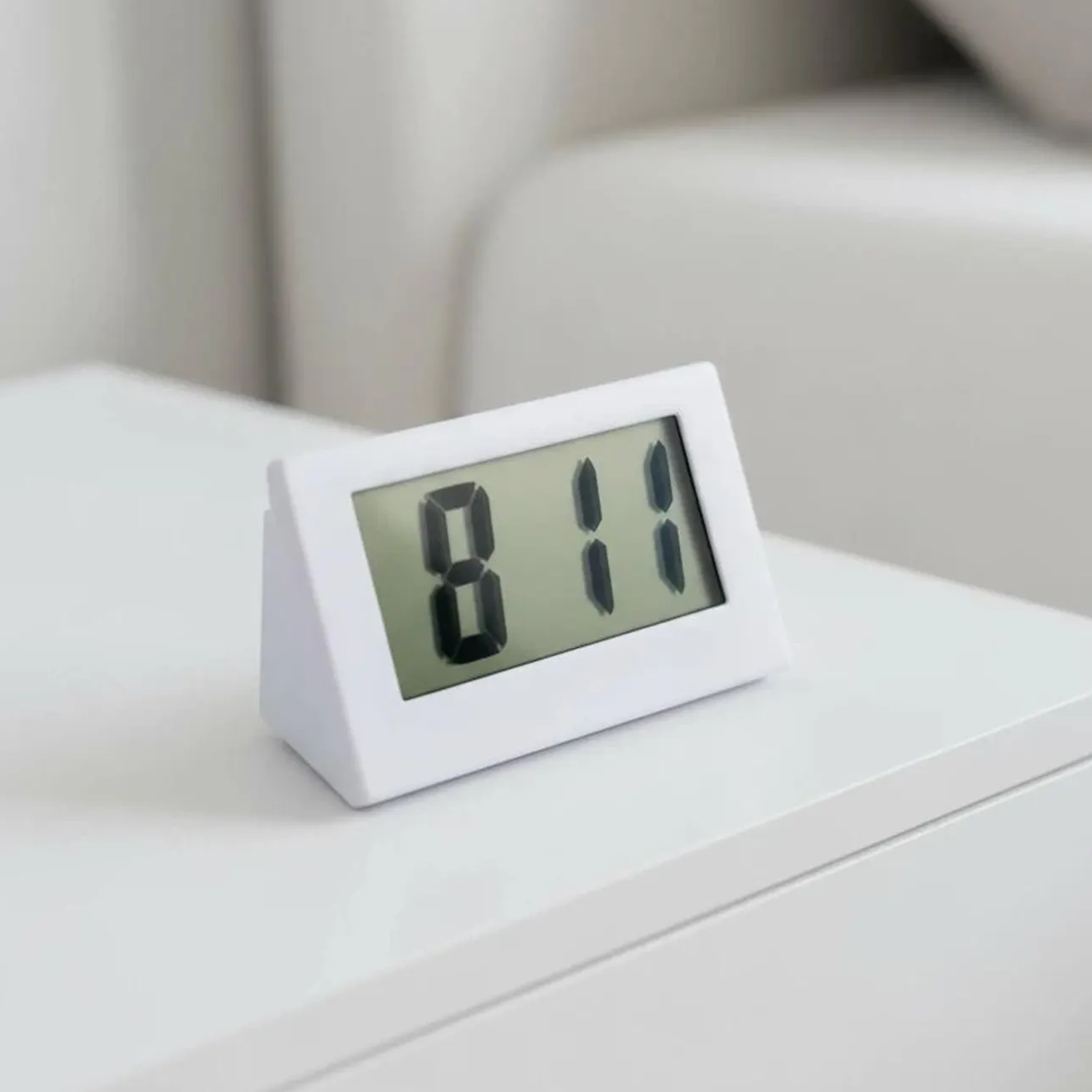 Portable Mini LCD Digital Time‑Date Desk Clock