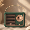 Vintage‑Inspired Portable Wireless Audio Player With Classic Radio‑Style Outer Appearance