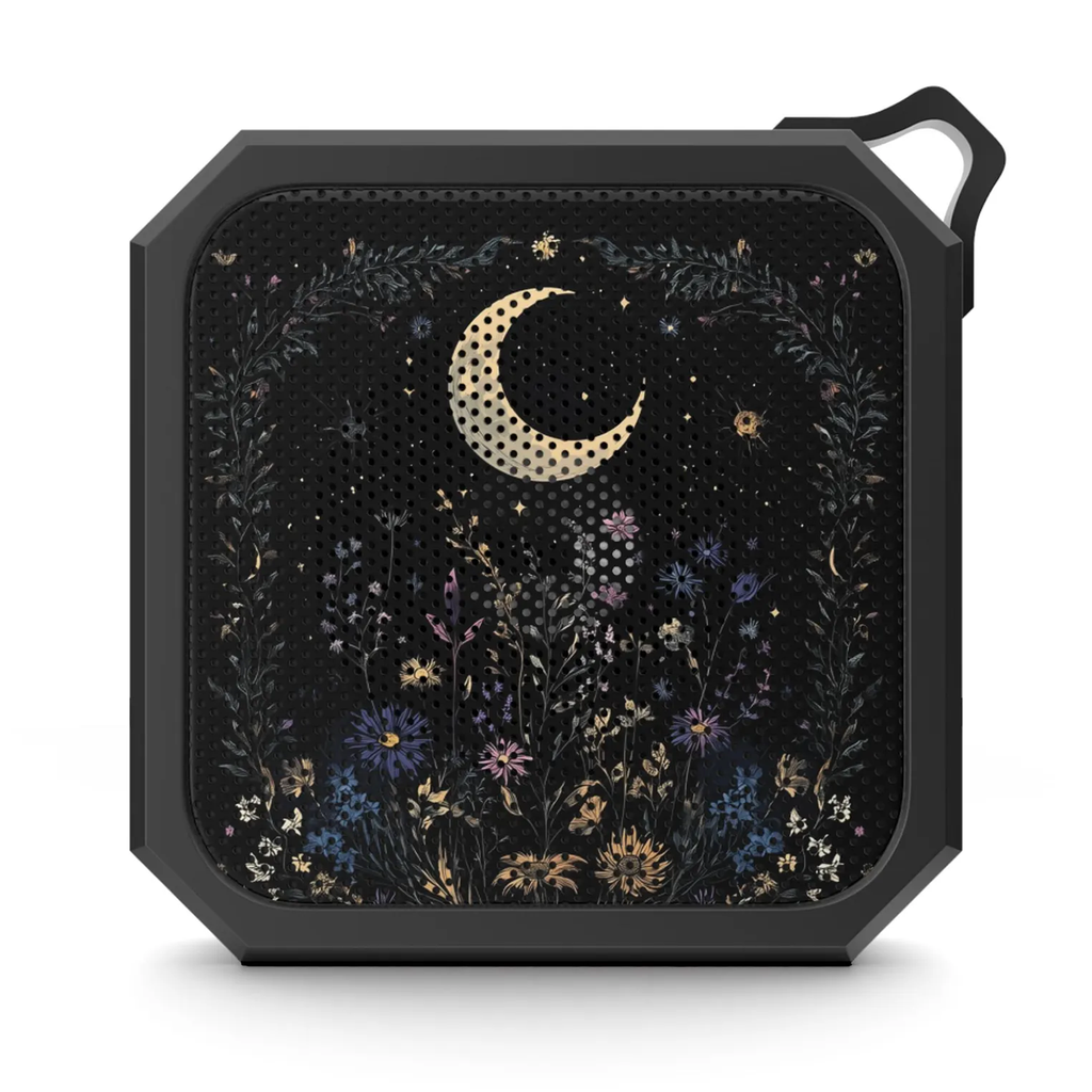 Celestial Floral Pattern Wireless Speaker, Rugged Compact Audio Player For Outdoor Trips