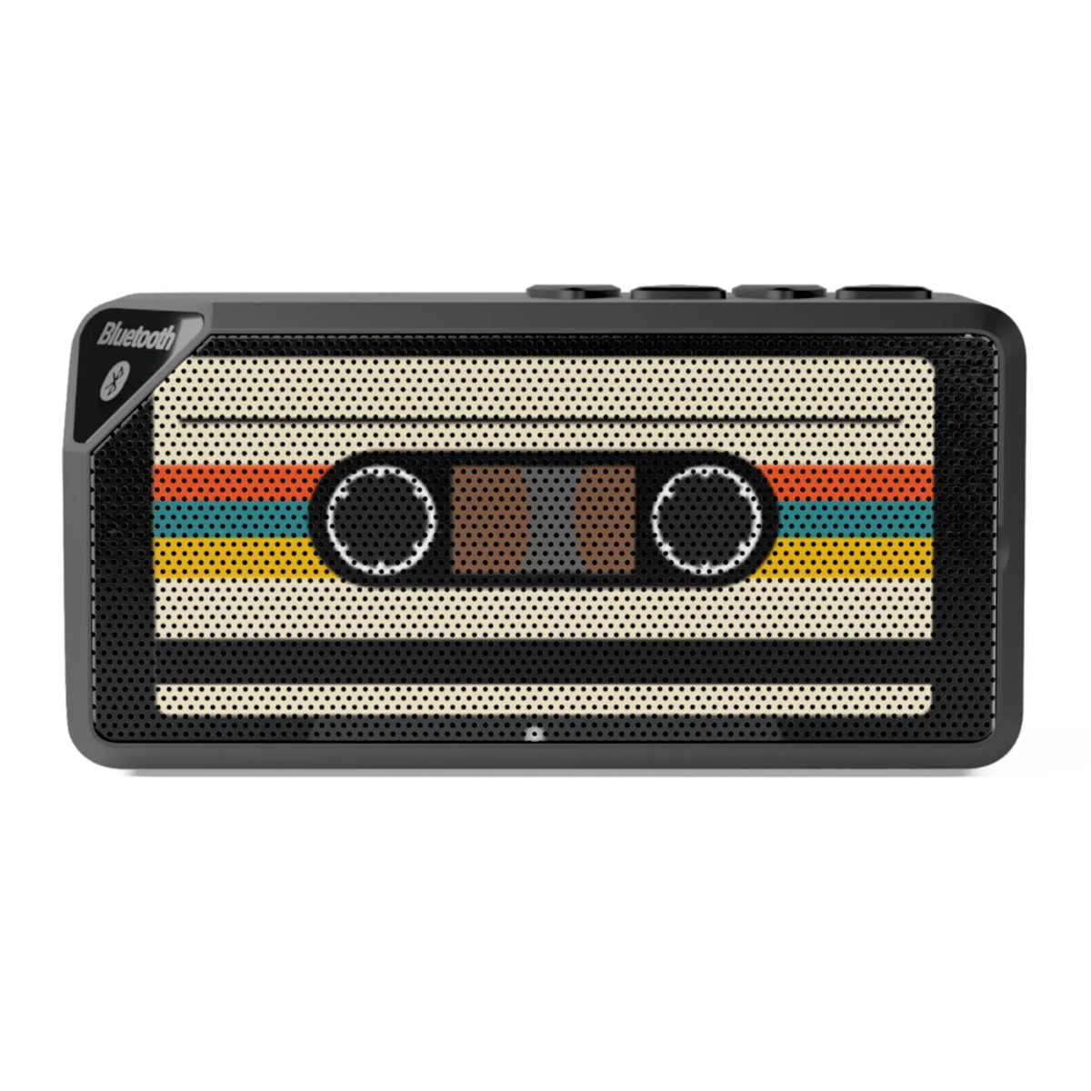 Retro Cassette‑Inspired Compact Wireless Speaker With Aux Input Support